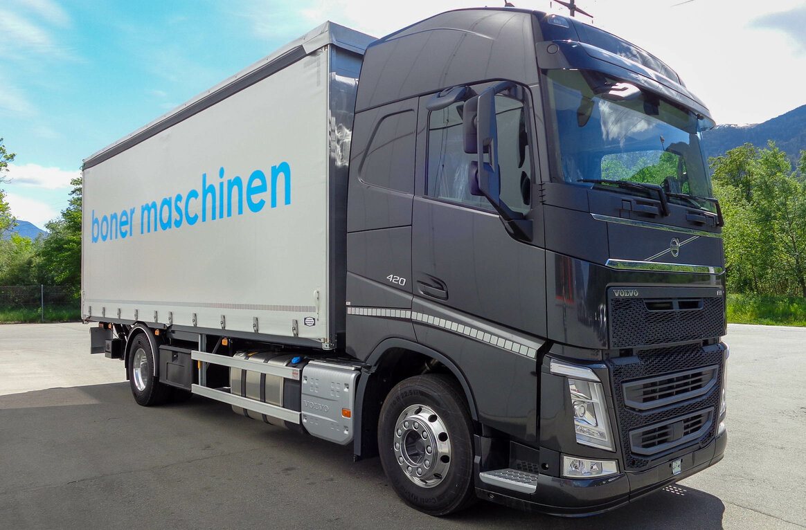 Lastwagen von boner maschinen